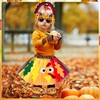 Jiytivity 16 Pcs Thanksgiving Turkey Costumes Set Includes Thanksgiving Turkey