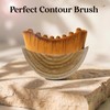 EIRAZ Lymphatic Drainage Face Massager, Ergonomic Contour Brush for Dry