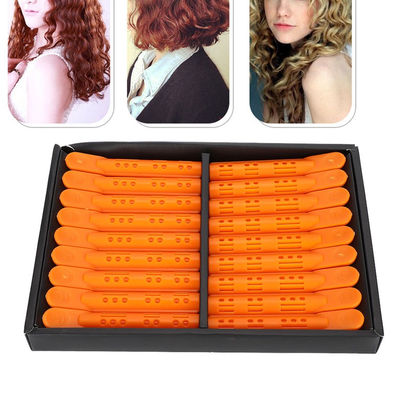 18pcs Professional Perming Hair Roller Household DIY Wavy Curly Hair