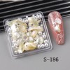 Auroras Shell Nail Art Glitter Flakes,1Box Shimmer Aurora Irregular Natural