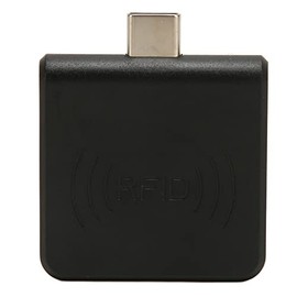 Lector de Tarjetas para Teléfonos Móviles, Lector de Tarjetas Inteligentes sin Portátil, Alta Frecuencia, Lectura Rápida de Tarjetas de 0,2 S, Lector de Tarjetas de