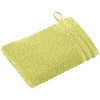 Vossen Wash mitt lemon green size 16x22 cm