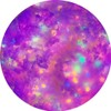Falling Stars Handmade Scented Cloud Slime UV GLOW 4oz -