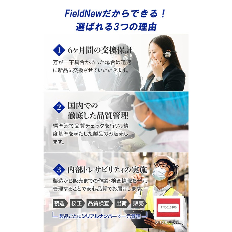 FieldNew Waterproof Water Quality Measuring Device (pH/EC/TDS/Salt/Temperature), Quality Inspection in