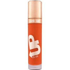 PINK UP, Ultimate, Labial de larga duración, Color intenso, Fórmula suave, No craquela ni reseca, Indeleble, Color Orange, Modelo PKUM27