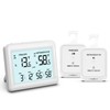 OQIMAX Refrigerator Thermometer Digital Fridge Freezer Thermometer with 2 Sensors