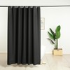 WellColor 76 Inch PEVA Shower Curtain Liner with 3 Weights,