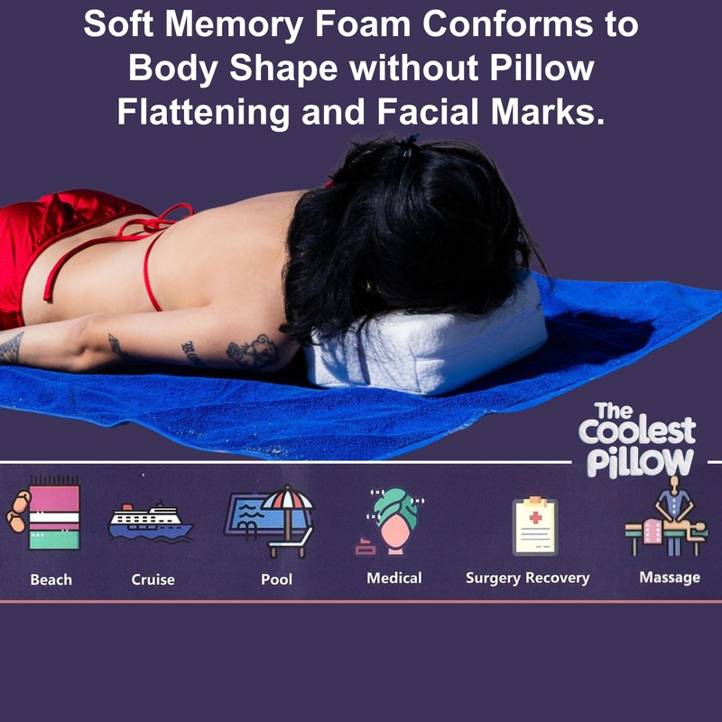 The Coolest Pillow - Essential for Sunbathing at Beach or