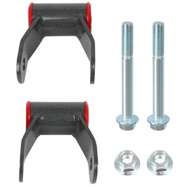 SCITOO 2" Rear Drop Lowering Shackles Kit 1998-2011 for Ford Ranger Durable Leaf Spring Accessory Suspension Bracket Replacement 710520