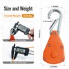 KOKKOYA Adjustable Rope Hanger,15FT Retractable Ratchet Straps,Heavy-Duty Tie Downs for