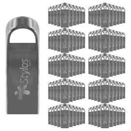 PSA COMPUTO Y PAPELERIA Kit de 100 Memorias USB Flash Drive De 16GB Stylos Modelo STUMUS516B Nuevo Modelo Soporta USB 3.0 Compatible con USB 2.0/Hot Plug&Play