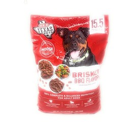 H‑E‑B Texas Pets Brisket BBQ Flavor Dry Dog Food 15.5lb - 1 Bag