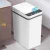 Zinueen Bathroom Bin 12L Sensor Cosmetic Bin - Bin with