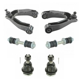 Front Suspension Kit Ball Joint Control Arm with Ball Joint Sway Bar Stabilizer Link Compatible with 2000-2004 Nissan Xterra NI4512100 NI4513100