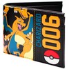 Flaming Fire Charizard 006 Pokeball Wallet Bi-Fold ID & Card