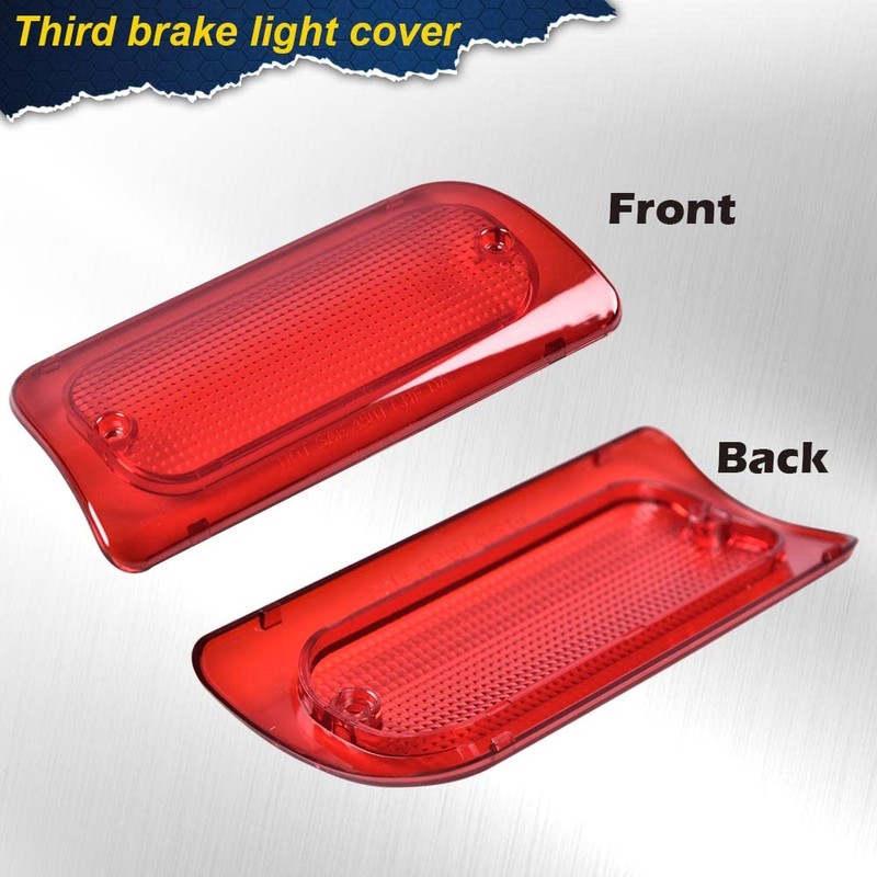 G-PLUS 3rd Brake Light Lens Cover Compatible with1994-2004 Chevy S10
