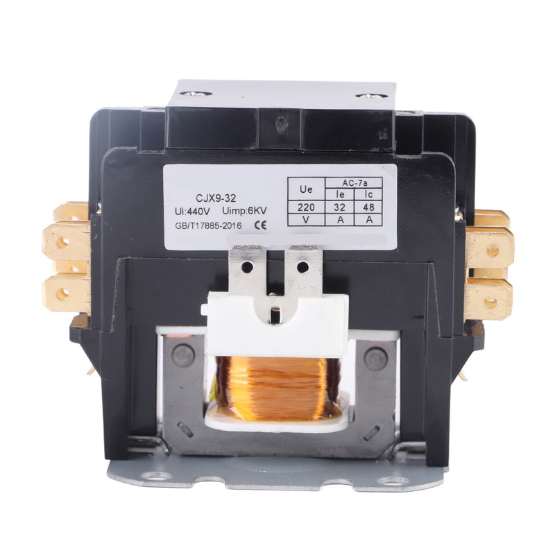 32A Air Conditioner Contactor Silver Alloy Contacts 2 Pole AC