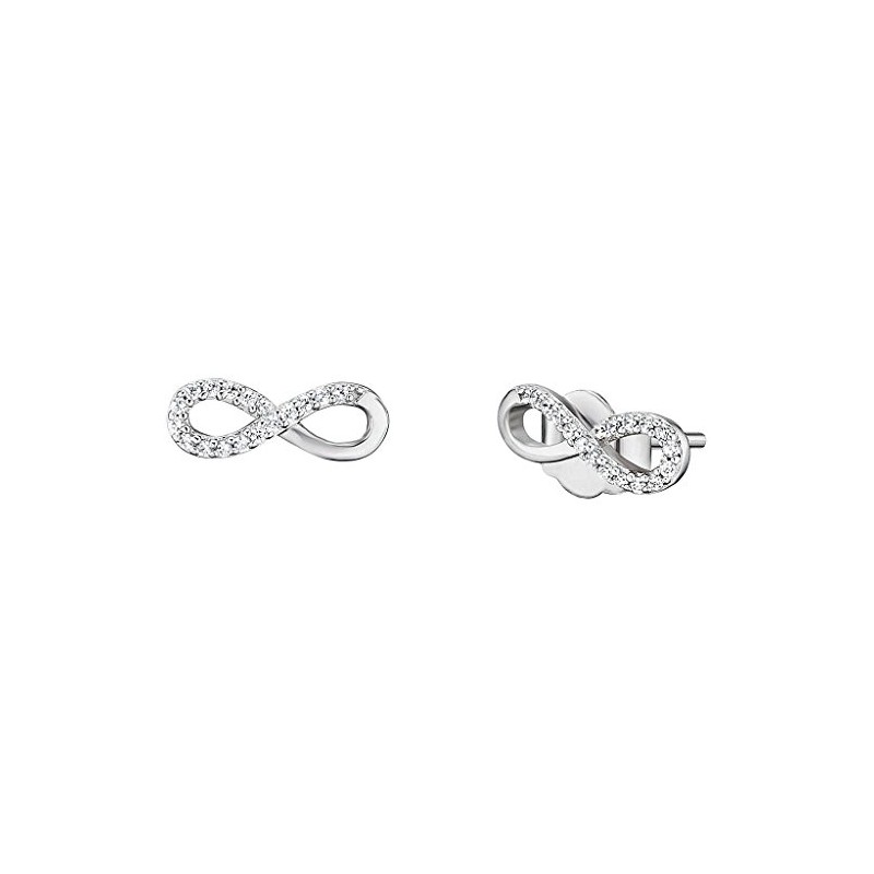 Engelsrufer Infinity Stud Earrings for Women 925 Sterling Silver with
