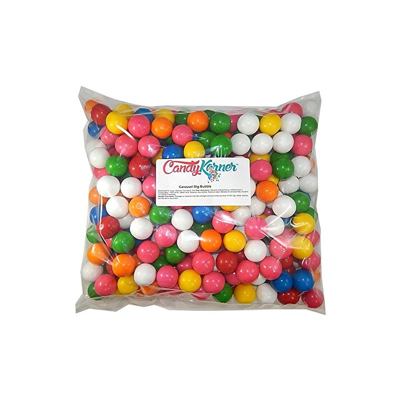 Dubble Bubble Assorted Gumballs 1 inch Diameter - 1" -