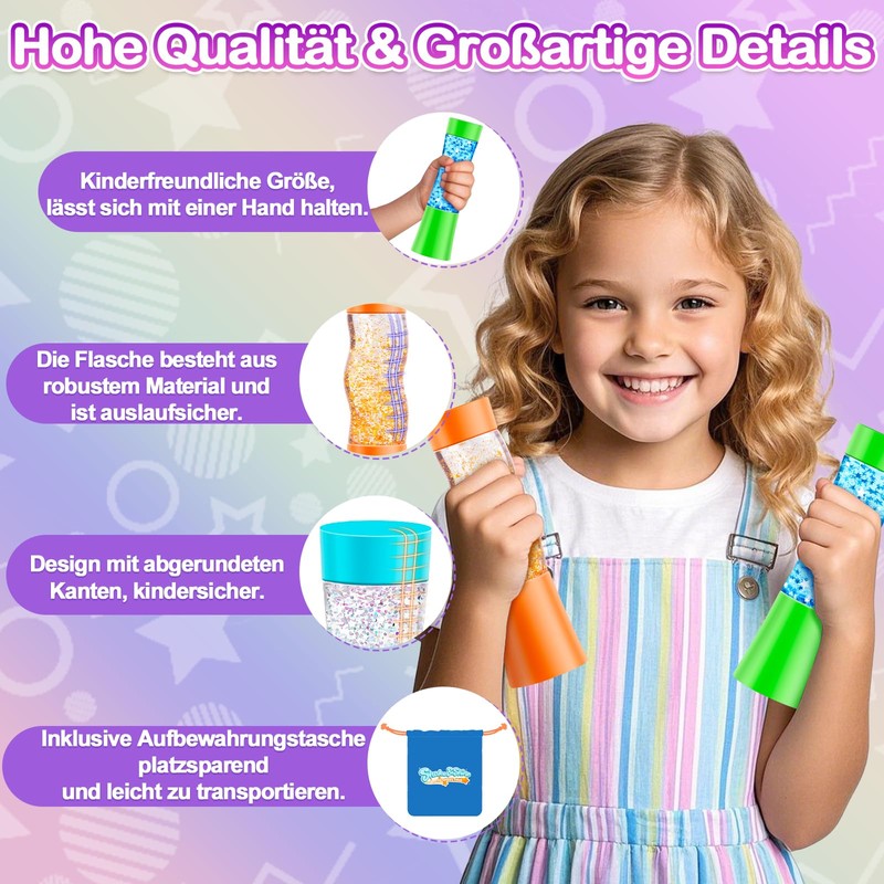 NYOBABE Pack of 3 Luminous Sensory Toys