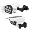 Solar LED Wall Light Simulated Camera Induction Lamp Remote Control