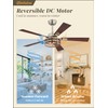 Fanbulous Farmhouse Ceiling Fans with Light, 48 Inch Bedroom Ceiling
