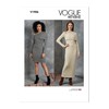 Vogue Misses' Dress Sewing Pattern Kit, Design Code V1906, Sizes