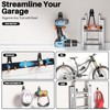 Wallavant Skateboard Hooks 2-Pack Small Utility Heavy Duty Holder Garage