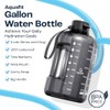 AQUAFIT 1 Gallon Water Bottle with Time Marker & Straw