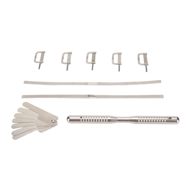 Interproximal Enamel Reduction Kit Dental Feeler Gauge Professional Portable Dental