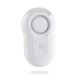 X4-LIFE Mini Jogging Alarm 115dB (weiß), 65 x 35 x 25 mm