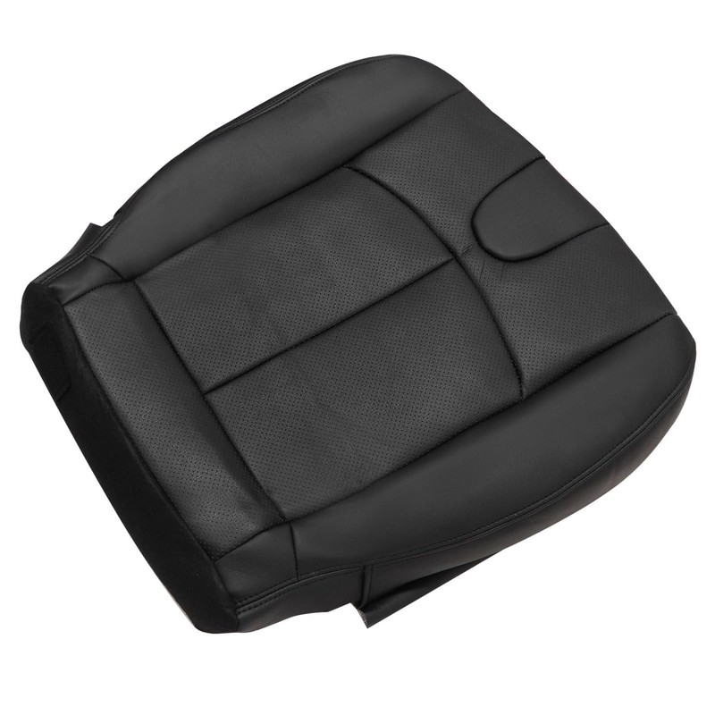 Priprilod Graphite Black Perforated Leather Driver Side Bottom Replacement seat