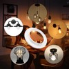 Lamp Shade Adapter Ring, White Light Socket Ring, Retaining Rings