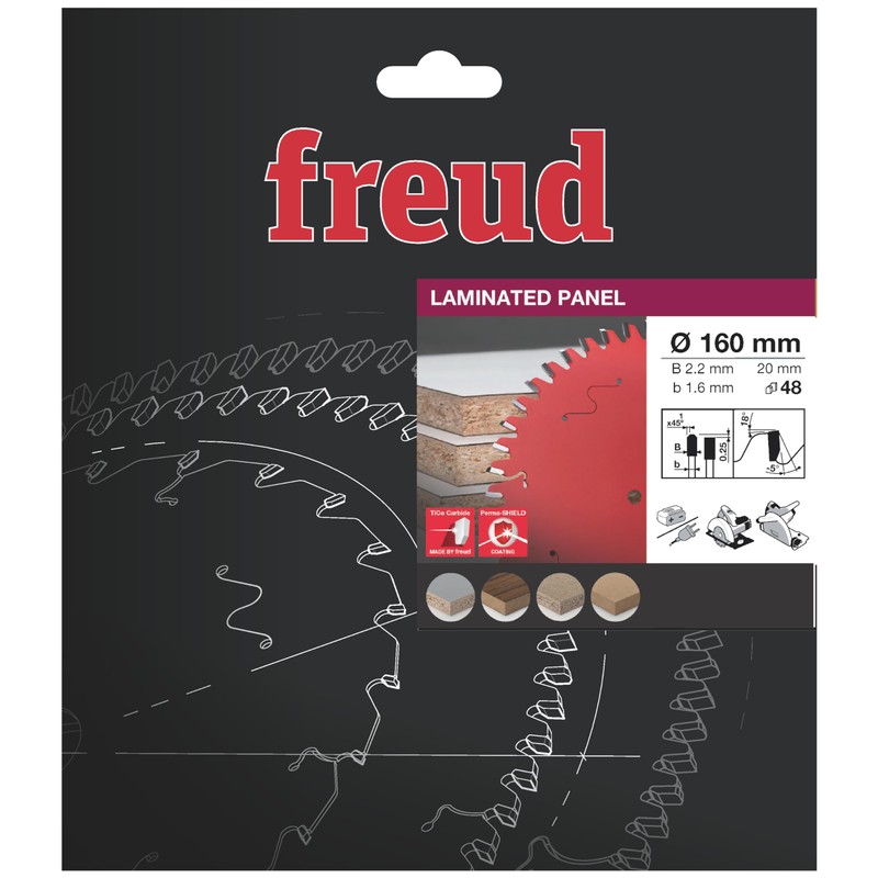 Freud FRE00715 FREUD-Ø160 2.2/1.6 A20 Z48 TP-5° -F03FS09799-FR06L002H Cordless Circular