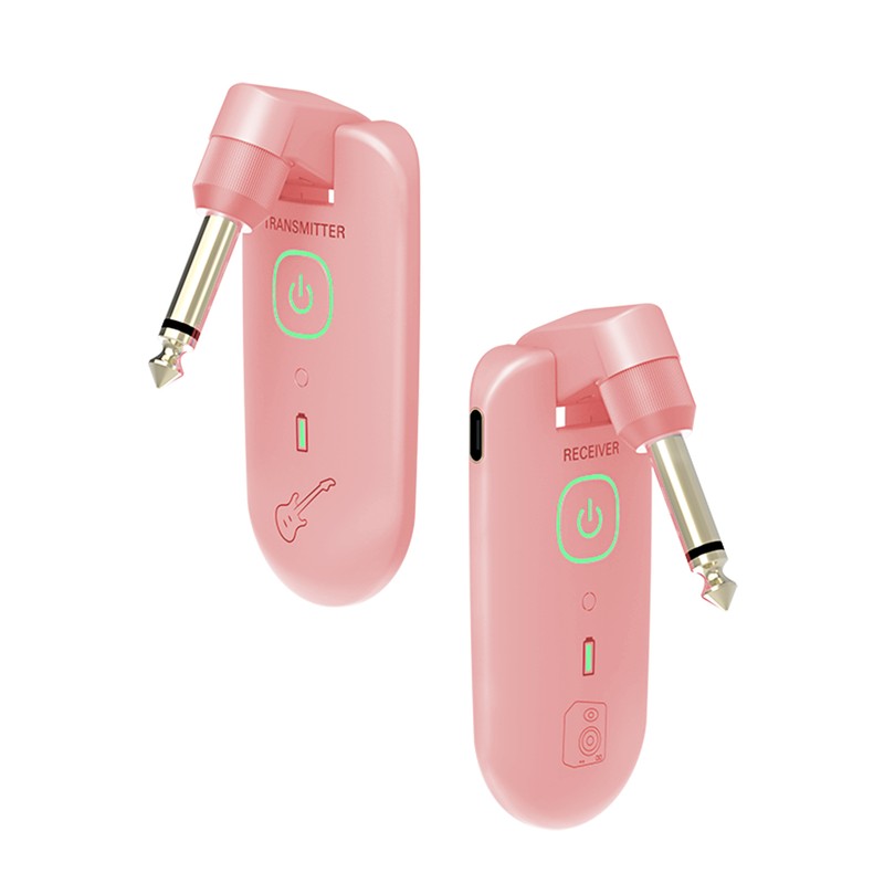 double W3 Portable UHF Wireless Guitar Transmitter and Receiver Set