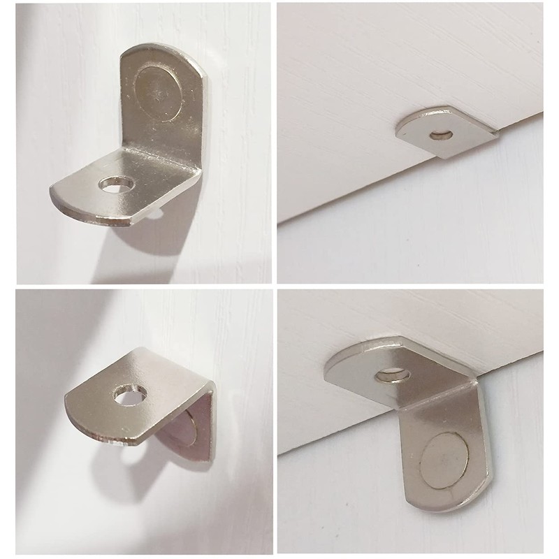 1/4 Inch Shelf Pegs,40Pcs Bracket Support Pins L-Shaped Holders for