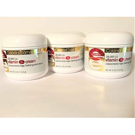 Colonial Dames Concentrated Vitamin E Moisturizing Cream 28,000 I.U. for Hydrating & Moisturizing Chapped Dry Skin & Fine Lines.