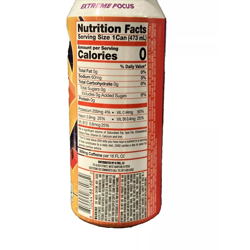 G Fuel BB 8/2025 GFUEL TETRIS BLAST ZERO SUGAR ZERO