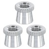 PATIKIL 3Pcs Air Brush Needle Caps, Needle Dust Caps Cover