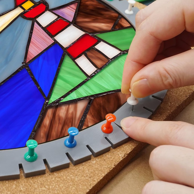 ZAWAGIIK Layout Block System for Stained Glass Panels, Free to