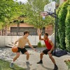 Basketball Hoop Outdoor 10ft Adjustable, Portable Basketball Hoop Goal System