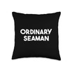 Ordinary Seaman Throw Pillow, 16x16, Multicolor