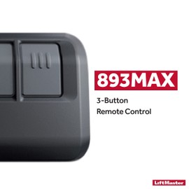 LiftMaster 893Max Security+ 2.0 3-Button Gate Operator Remote Control with Visor Clip - Pack of 2
