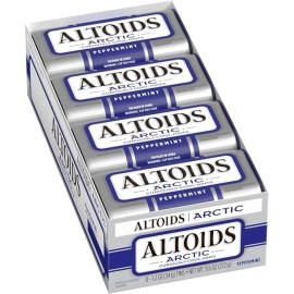 Wrigley's ALTOIDS Arctic Peppermint Breath Mints, 1.2-Ounce Tin - 8 PK