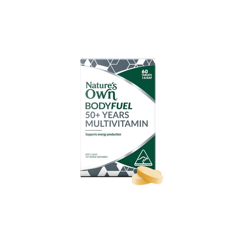 Nature's Own Bodyfuel 50+ Multivitamin 60 Tablets