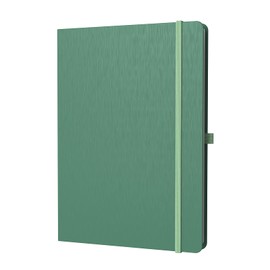 ONAVIA A4 Lined Journal Notebook, 8mm Ruled Notepad, Journaling for Writing, Work, School, Travel and Note Taking, Hardcover 160 Pages (80 Sheets) 8.27 x 11.6 inches (Midnight Green)