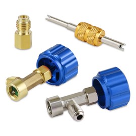 Lichamp Automotive R1234yf Can Tap, R 1234yf Self Sealing Can Tap and Puncture AC Freon Can 1234yf Adapter Fittings, TBN1