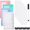 4 Pcs Blank Chore Chart Memo Checklist Boards Kids Chore