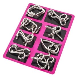 FIAN Juegos de Rompecabezas Metal Montessori Iq Cerebro para Niños