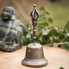 Antikas - Nostalgic Burnished Brass Table Bell with Wonderful Sound